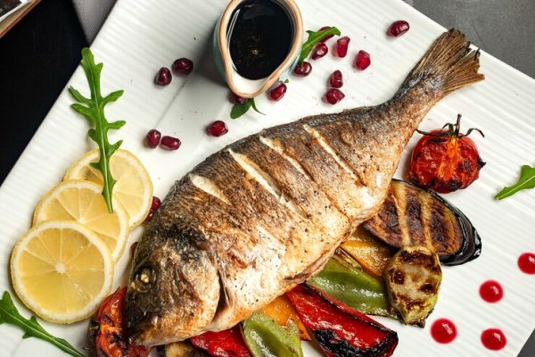 Mediterranean Baked Branzino
